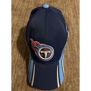NFL Tennessee Titans Hat Cap‎ Fitted Baseball Fan Gear Blue L-XL